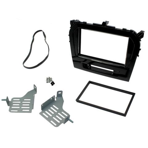 FITTING KIT SUZUKI VITARA 2015 - 2018 DOUBLE DIN (PIANO BLACK)