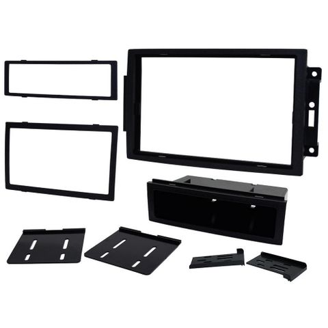 FITTING KIT CHRYSLER / DODGE / JEEP 2005 - 2008 DIN & DOUBLE DIN (WITH OEM NAVIGATION) (BLACK)