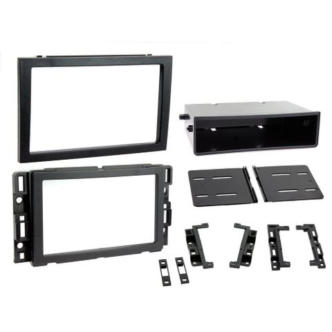 FITTING KIT CHEVROLET / HUMMER 2006 - 2014 DIN & DOUBLE DIN (WITH POCKET) (BLACK)