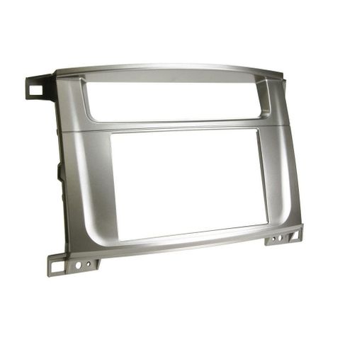 FITTING KIT TOYOTA LAND CRUSIER (100 SERIES) 2003 - 2007 DOUBLE DIN (FRAME ONLY) (SILVER)