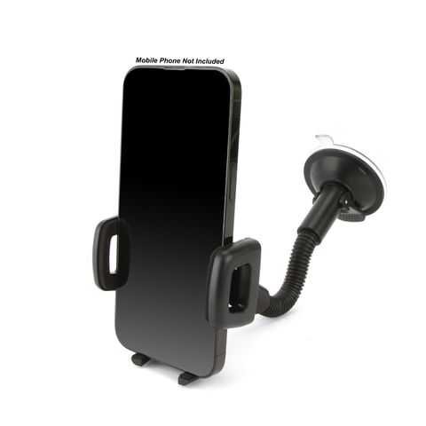 PHONE CRADLE WINDOW MOUNT GOOSE NECK WITH ADJUSTABLE CLAMP (39-80MM)