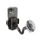 PHONE CRADLE WINDOW MOUNT GOOSE NECK WITH ADJUSTABLE CLAMP (39-80MM)