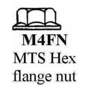 FLANGE NUT M4