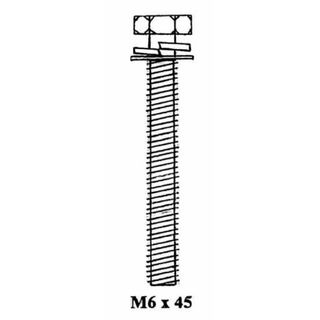 BOLT M6 X 45MM - SOLD INDIVIDUALLY