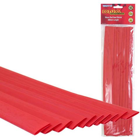 HEATSHRINK 16MM RED (10 PACK)