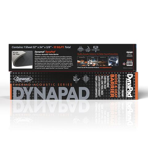 DYNAMAT DYNAPAD SOUND DEADENING AND INSULATION (810MM x 1.37M, 1.1 SQM) 1 SHEET