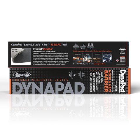 DYNAMAT DYNAPAD SOUND DEADENING AND INSULATION (810MM x 1.37M, 1.1 SQM) - 1 SHEET