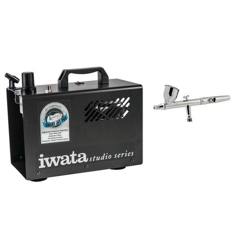 Iwata ECL4500 Airbrush Kit with Tank Compressor