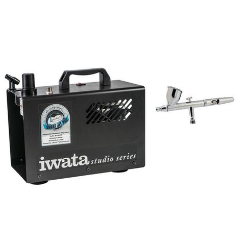 Scale Model Airbrush Kit, Iwata, Smart Jet, Revolution BR