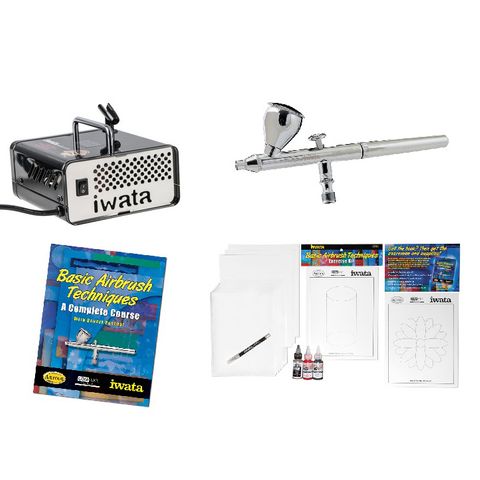 IWATA AIRBRUSH KIT HOBBY HP.CN + IS35 + VT070 + VT075