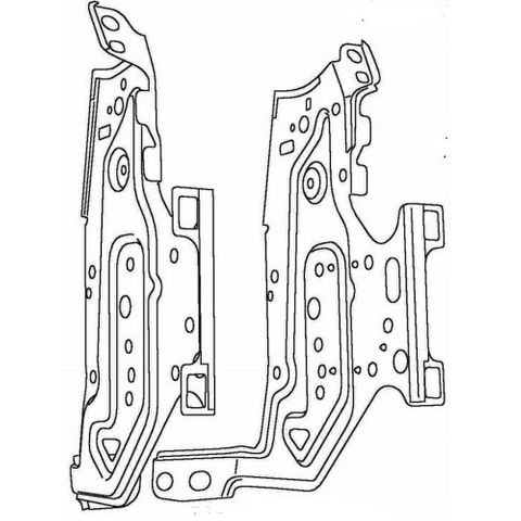 RADIO BRACKETS ARISTO JZS16# 1997 ON SIDE BRACKETS