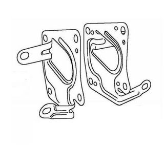 RADIO BRACKETS TOYOTA OPA ACT10 ZCT# 04/2000 ON SIDE BKTS