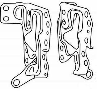 RADIO BRACKETS TOYOTA HILUX 2004 ON SIDE BRACKETS