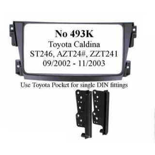 FITTING KIT TOYOTA CALDINA 2002 - 2007 (T241) (BLACK)