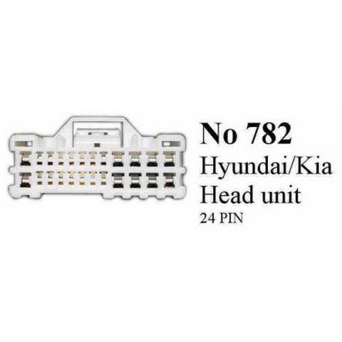 HYUNDAI / KIA 24 PIN HEAD UNIT HOOK UP