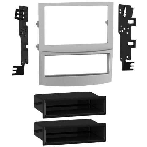 FITTING KIT SUBARU LEGACY , OUTBACK 2009 - 2014 DOUBLE DIN (WITH NAV) (SILVER)