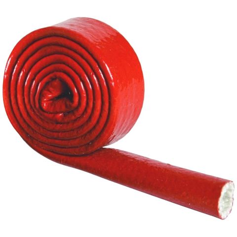 HEATSHIELD FIRE SHIELD SLEEVING RED 25.5MM X 1M