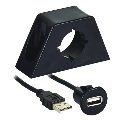 METRA 6FT USB EXTENSION CABLE WITH MOUNT 6FT