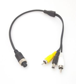 AVS 4 PIN SCREEN TO RCA MALE CAMERA ADAPTOR