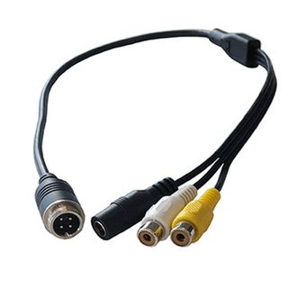 AVS 4 PIN MALE CAMERA TO RCA SCREEN FEMALE ADAPTOR