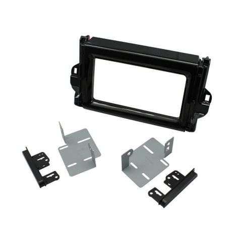 FITTING KIT TOYOTA FORTUNER 2015 - 2020 DOUBLE DIN (WITH TOYOTA SIDES) (GLOSS BLACK)