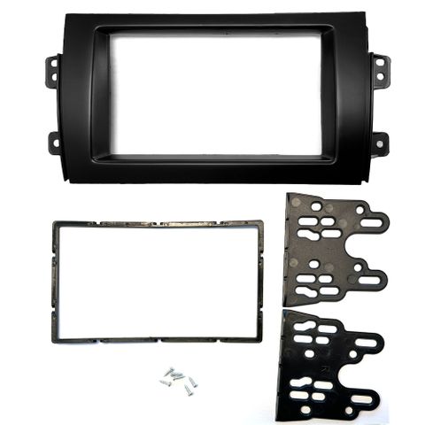 FITTING KIT SUZUKI SX4 2007 - 2013 DOUBLE DIN (BLACK)