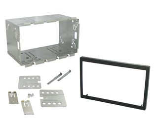 FITTING KIT UNIVERSAL DOUBLE DIN CAGE 110MM (TRIM BLACK)