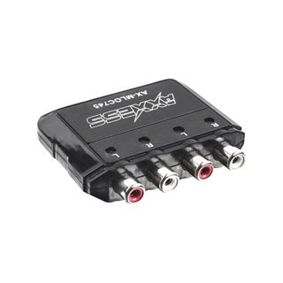 METRA 4 CH PASSIVE LINE OUT CONVERTER MINI 80W SPEAKER TO RCA (HIGH TO LOW CONVERTER)
