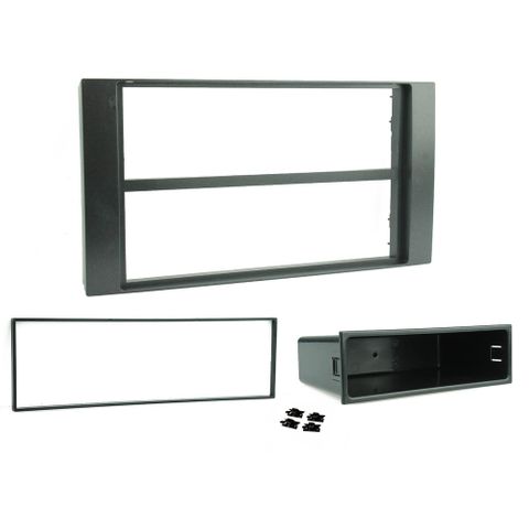 FITTING KIT FORD FOCUS 2004 - 2007 DIN ONLY (WITH POCKET) (BLACK)