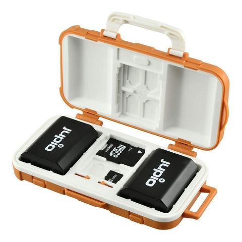 JUPIO HARD CASE FOR 2 BATTERIES AND UP TO 14 MEMORY CARDS