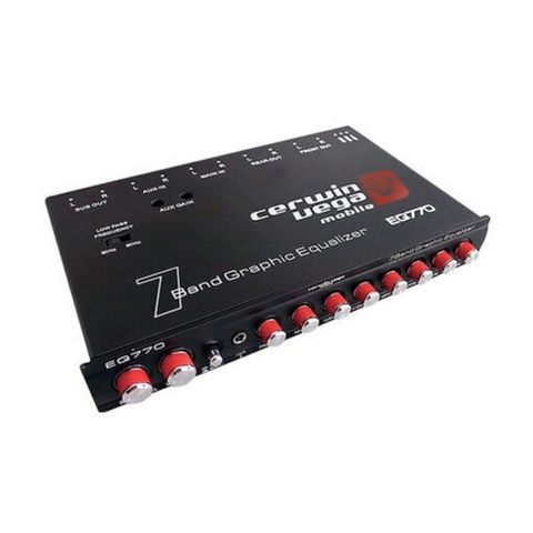 CERWIN VEGA SERIES 7 BAND PARAMETRIC EQUALIZER W/ AUX INPUT