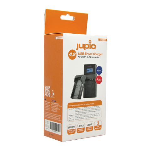 JUPIO PANASONIC BRAND 3.7V - 4.2V USB CHARGER