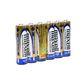 MAXELL ALKALINE AA SIZE BULK SIX PACK BATTERIES SHRINK WRAP PACKAGING