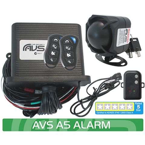 A5 AS/NZS STANDARDS CERTIFIED ALARM/IMMOBILISER