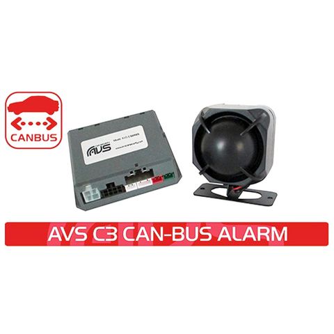 AVS C3 CAN-BUS ALARM WITH STANDARD SIREN