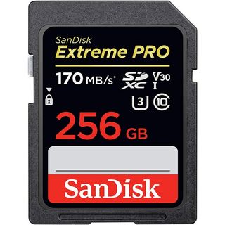 SANDISK EXTREME PRO SDXC 256GB UP TO R170MB/S W90MB/S SD CARD UHS-I V30