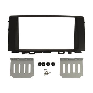 FITTING KIT KIA RIO 2017 ON DOUBLE DIN (WITH SIDE BRACKETS) (BLACK)