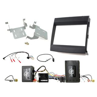 FITTING KIT PORSCH CAYENNE 2011 - 2016 DOUBLE DIN AMPLIFIED WITH PARK AST (BLACK) COMPLETE KIT