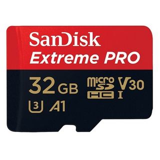 SANDISK EXTREME PRO MICRO SDHC 32GB UP TO 170MB/S CLASS 10 A1 V30