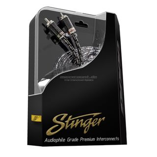 STINGER 5 METER OF 2-CHANNEL 9000 SERIES RCA CABLE