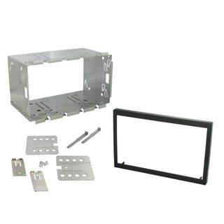 FITTING KIT UNIVERSAL DOUBLE DIN CAGE 110MM (BLACK TRIM)