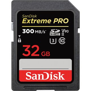 SANDISK EXTREME PRO SDHC 32GB UP TO R300MB/S W260MB/S SD CARD UHS-II V90