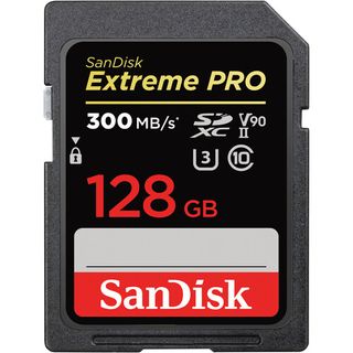 SANDISK EXTREME PRO SDHC 128GB UP TO R300MB/S W260MB/S SD CARD UHS-II V90