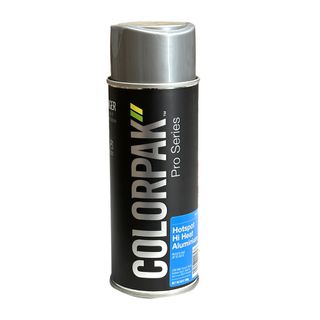 COLORPAK PRO SERIES AEROSOL HOT SPOT HIGH HEAT COATING ALUMINIUM 1200F (648C)