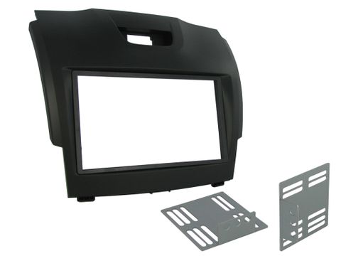 FITTING KIT ISUZU D-MAX 2012 - 2020 / MU-X 2014 - 2021 DOUBLE DIN (BLACK)