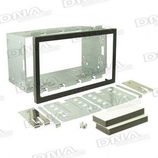 FITTING KIT UNIVERSAL DOUBLE DIN CAGE 110MM (BLACK TRIM)