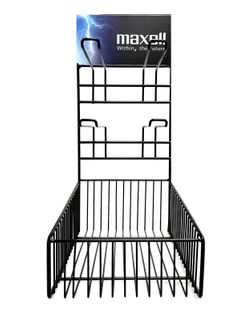 MAXELL BATTERY COUNTER STAND SMALL