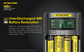 NITECORE INTELLIGENT BATTERY CHARGER USB FOUR SLOT SUPERB CHARGER