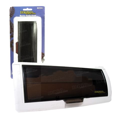 DNA MARINE STEREO WATERPROOF FRONT COVER FOR SINGLE DOUBLE (SCREEN) HEAD UNITS