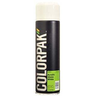 COLORPAK PRO SERIES AEROSOL ACRYLIC GLOSS WHITE